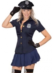 Sexy Police Shirt - Women's Costumes